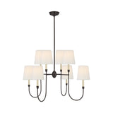 Vendome Large Chandelier LIGHTING - chandelier Visual Comfort Bronze