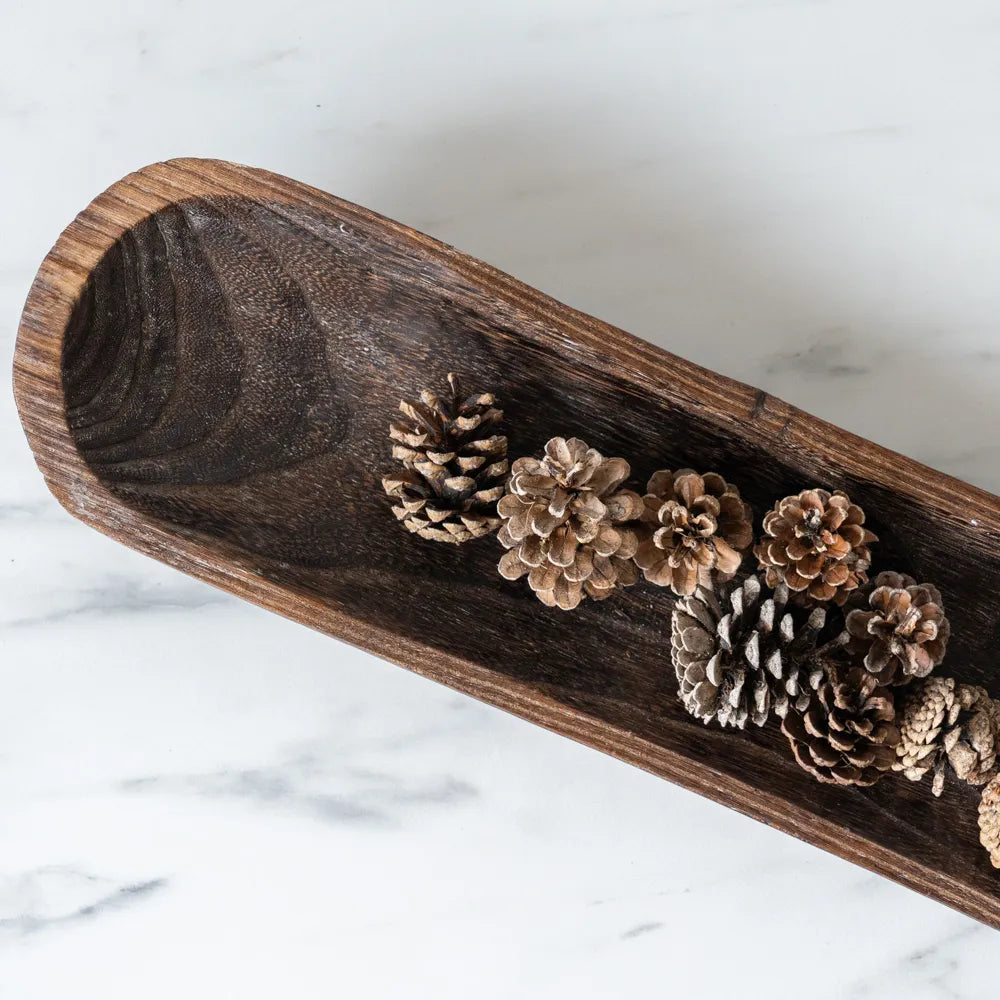 Oval Wood Bowl tray Bacon Basketware (Faire)
