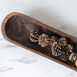 Oval Wood Bowl tray Bacon Basketware (Faire)