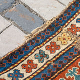 4' x 6'4" Antique Caucasian Rug RUGS - vintage Rug & Weave Rugs