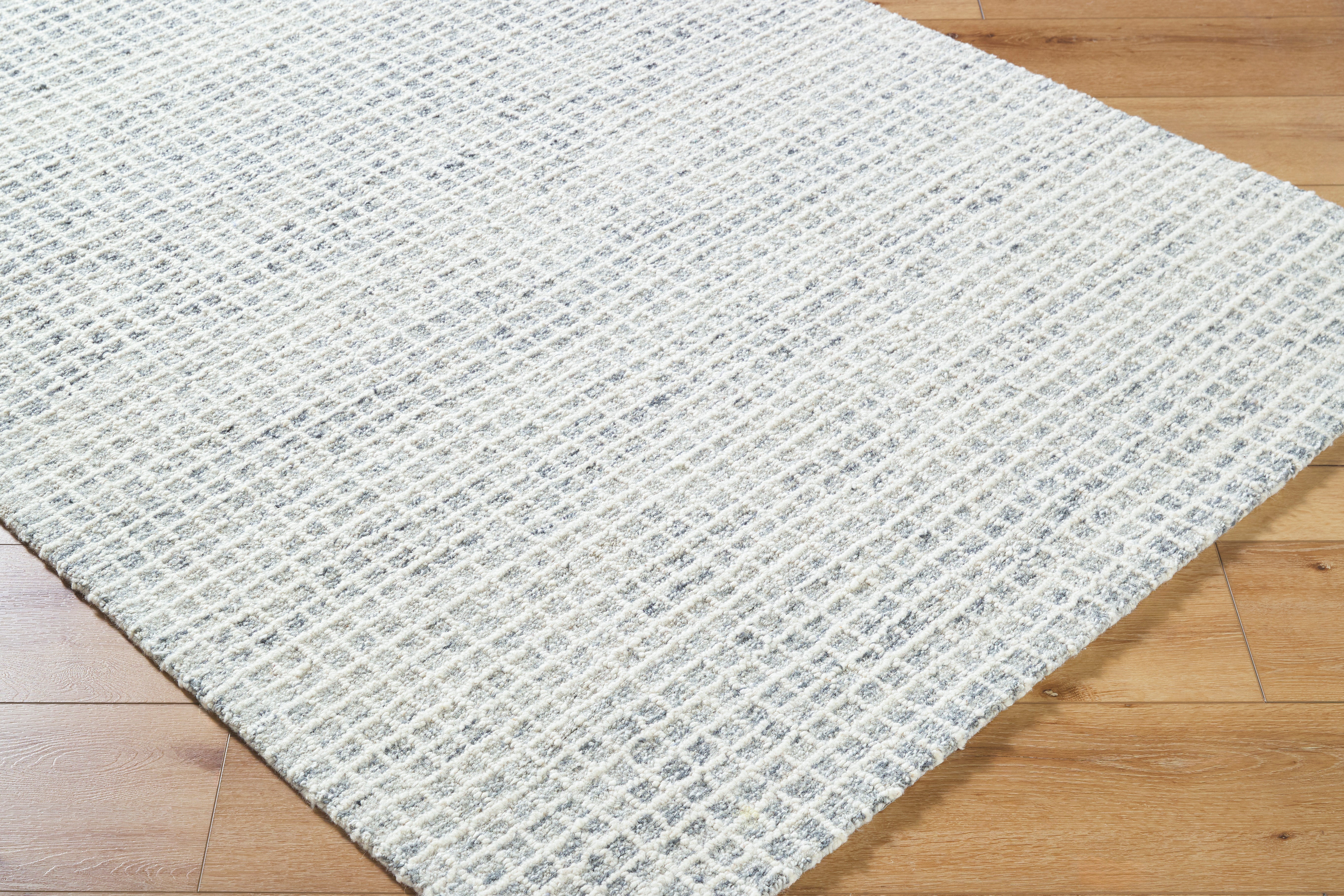 Andy Denim Gridwork Rug RUGS - wool Surya