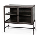 Ariel Accent Cabinet 7 - FURNITURE - sideboard/cabinet Mercana Dark Brown Wood