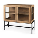 Ariel Accent Cabinet 7 - FURNITURE - sideboard/cabinet Mercana Light Brown