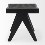 Alvin Stool - Black Wood 12 - FURNITURE - bar/counter stool Mercana