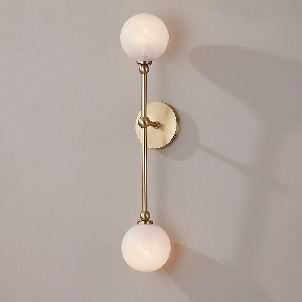 Andrews Sconce sconce Hudson Valley Lighting Aged Brass