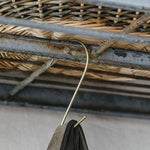 Handmade Brass J Hook wall hook Fog Linen Work
