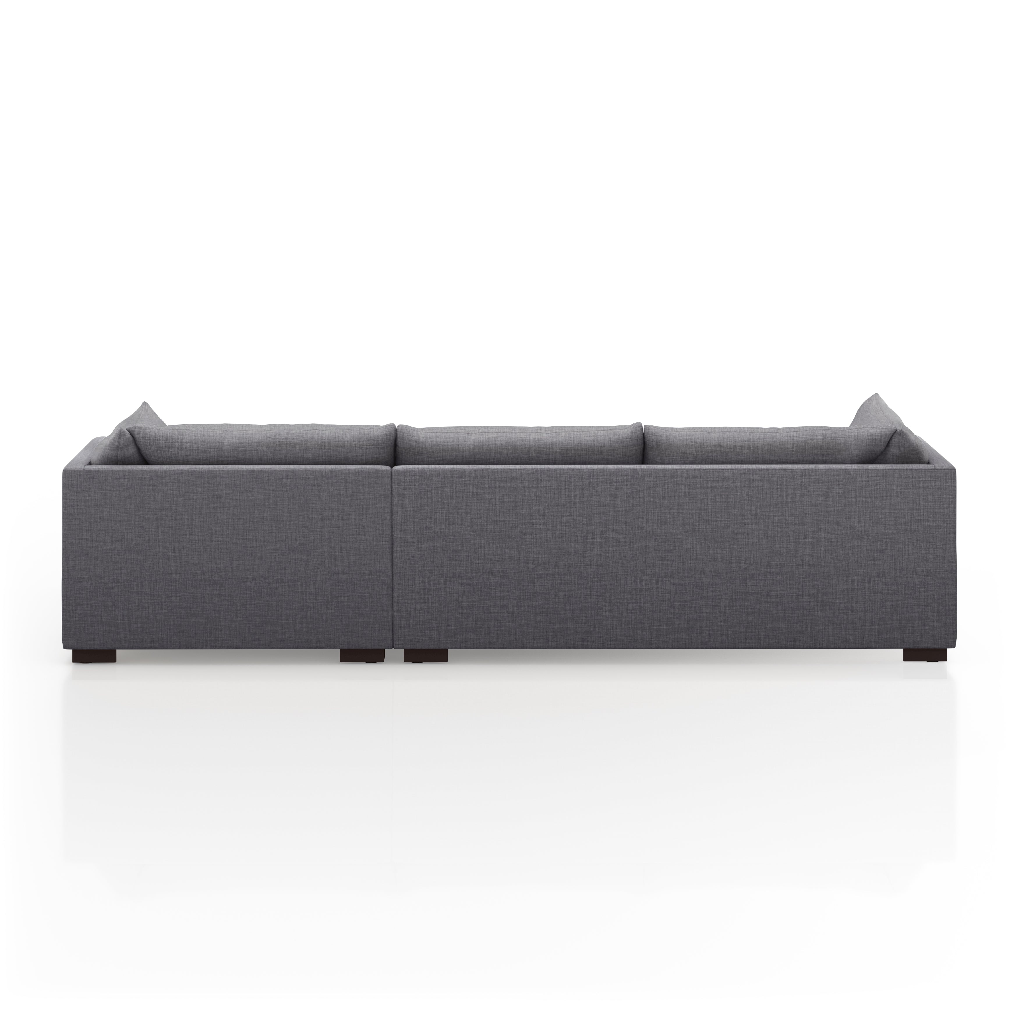 Walden 2 Piece Sectional - Charcoal 2 - FURNITURE - sectional Four Hands