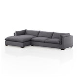 Walden 2 Piece Sectional - Charcoal 2 - FURNITURE - sectional Four Hands