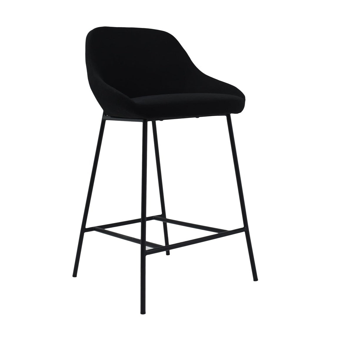 Set of Two Shelly Counter Stool - Black 12 - a - FURNITURE - bar/counter stool Moe's Furniture