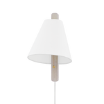 Ellen Plug In Wall Sconce sconce Hudson Valley Lighting Whitewash