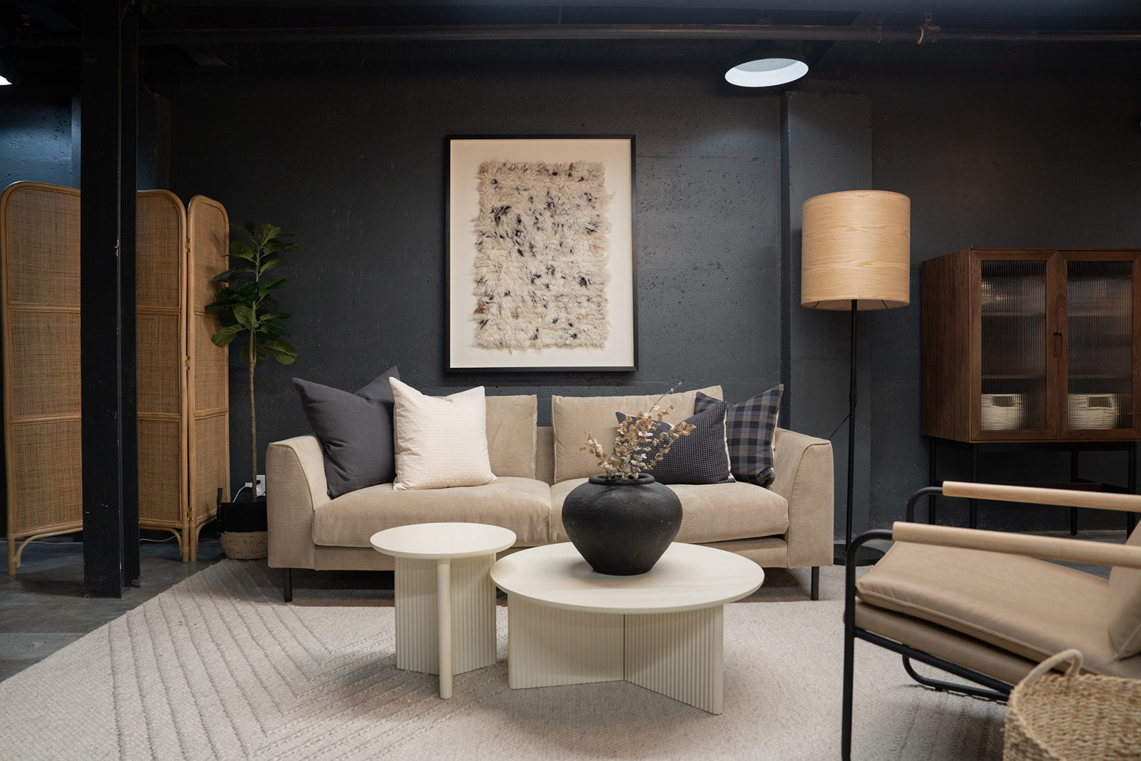 Gus* Modern Odeon End Table - Pearl 5 - a- FURNITURE - accent table - wood Gus