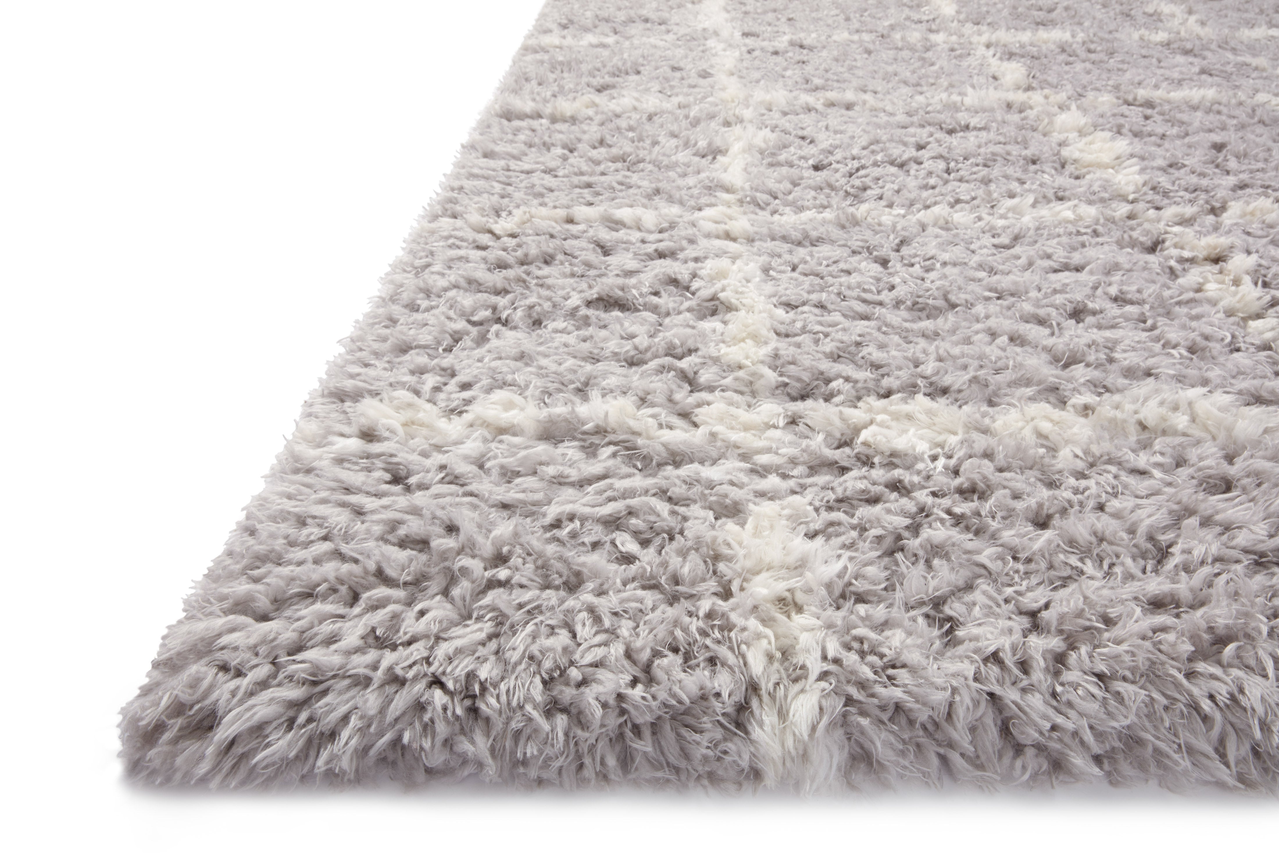 Angela Rose x Loloi Amira Silver / Ivory Rug 0-RUGS-patterned Loloi