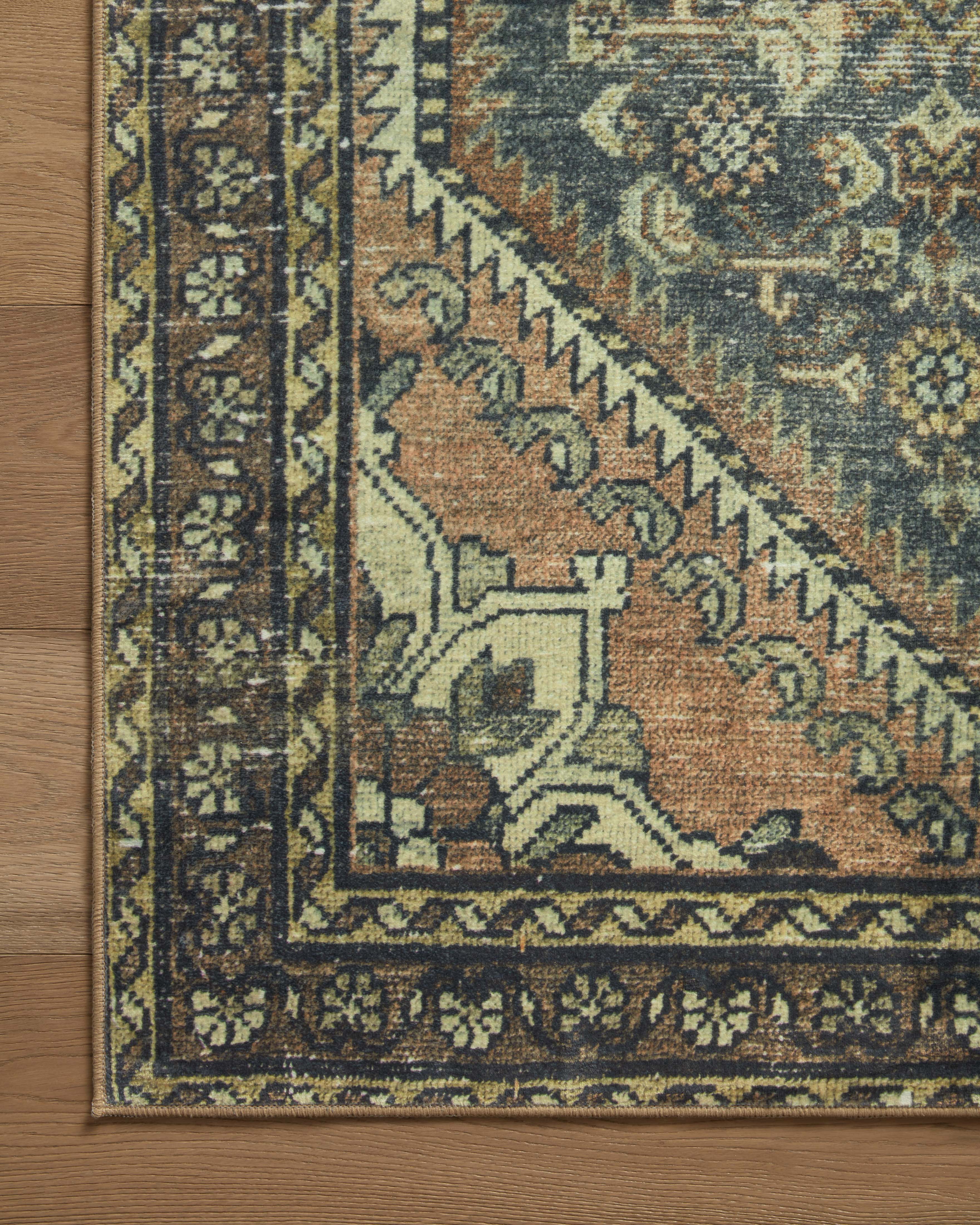 Magnolia Home by Joanna Gaines x Loloi Banks Denim / Clay Rug 1 - RUGS - patterned Loloi