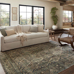 Magnolia Home by Joanna Gaines x Loloi Banks Spice / Blue Rug 1 - RUGS - patterned Loloi