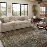 Magnolia Home by Joanna Gaines x Loloi Banks Spice / Blue Rug 1 - RUGS - patterned Loloi