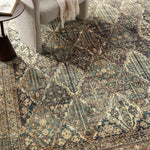 Magnolia Home by Joanna Gaines x Loloi Banks Spice / Blue Rug 1 - RUGS - patterned Loloi