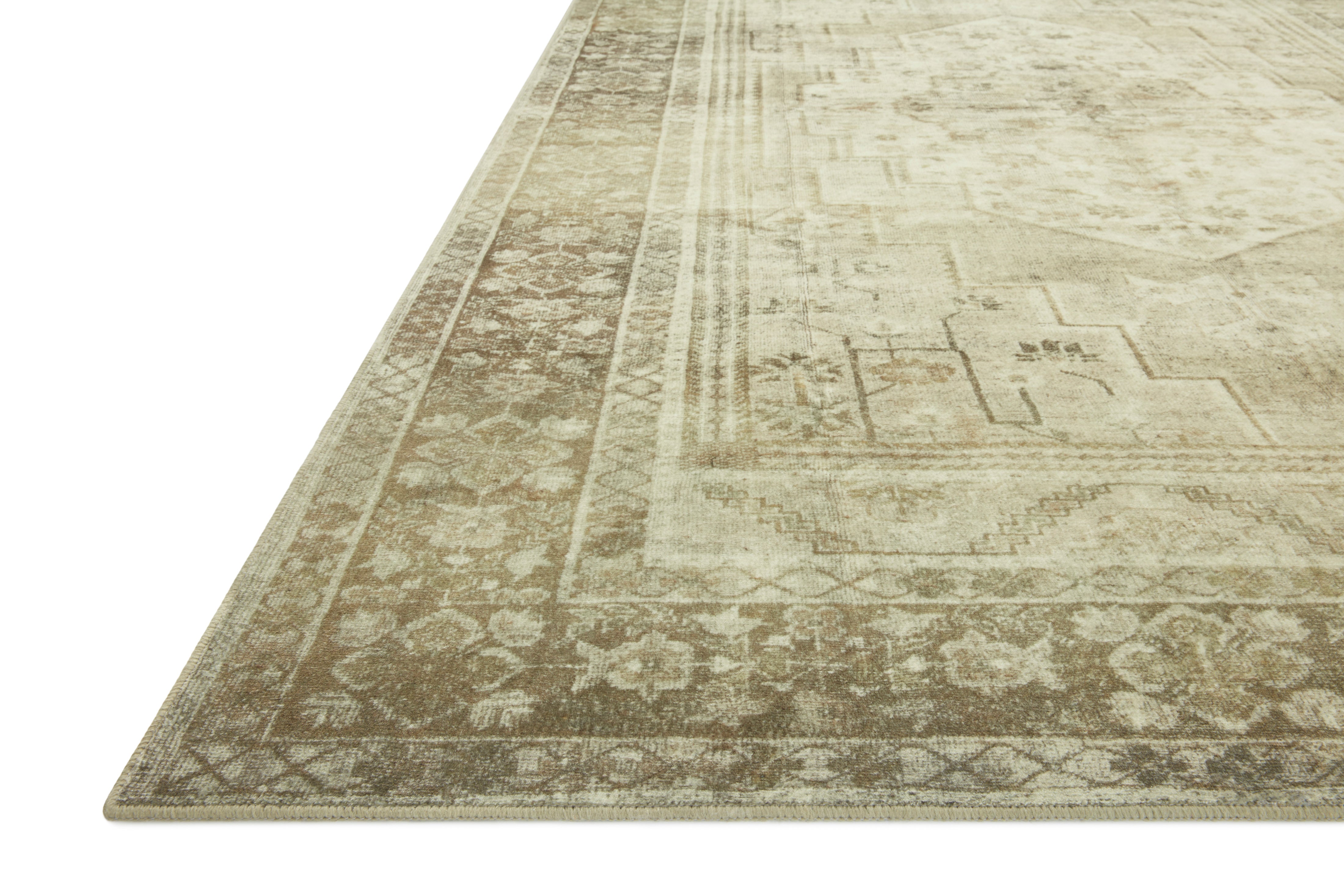 Magnolia Home by Joanna Gaines x Loloi Banks Natural / Granite Rug 1 - RUGS - patterned Loloi