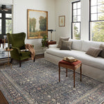 Jean Stoffer x Loloi Bradbury Midnight / Multi Rug 0-patterned rugs Loloi