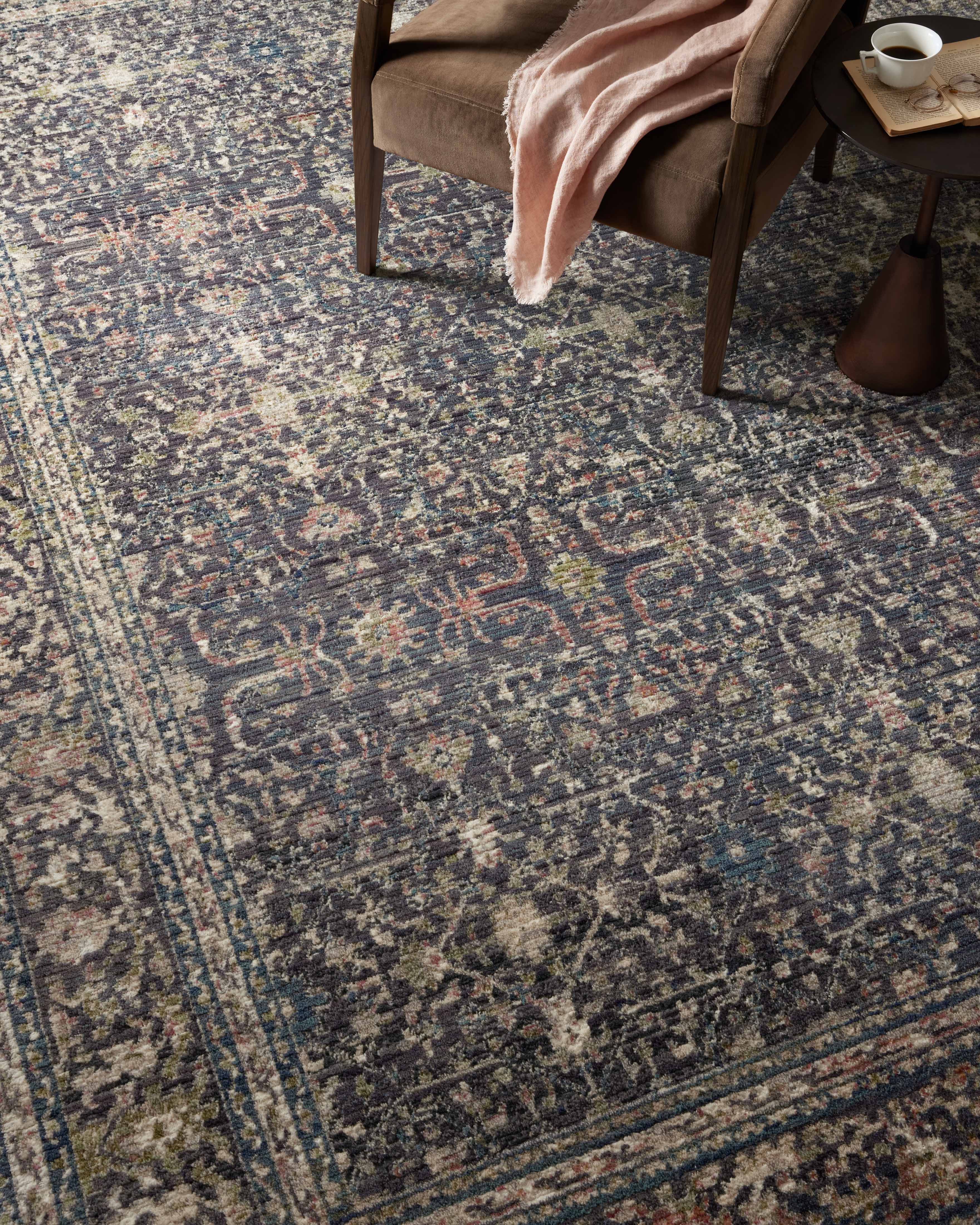 Jean Stoffer x Loloi Bradbury Midnight / Multi Rug 0-patterned rugs Loloi