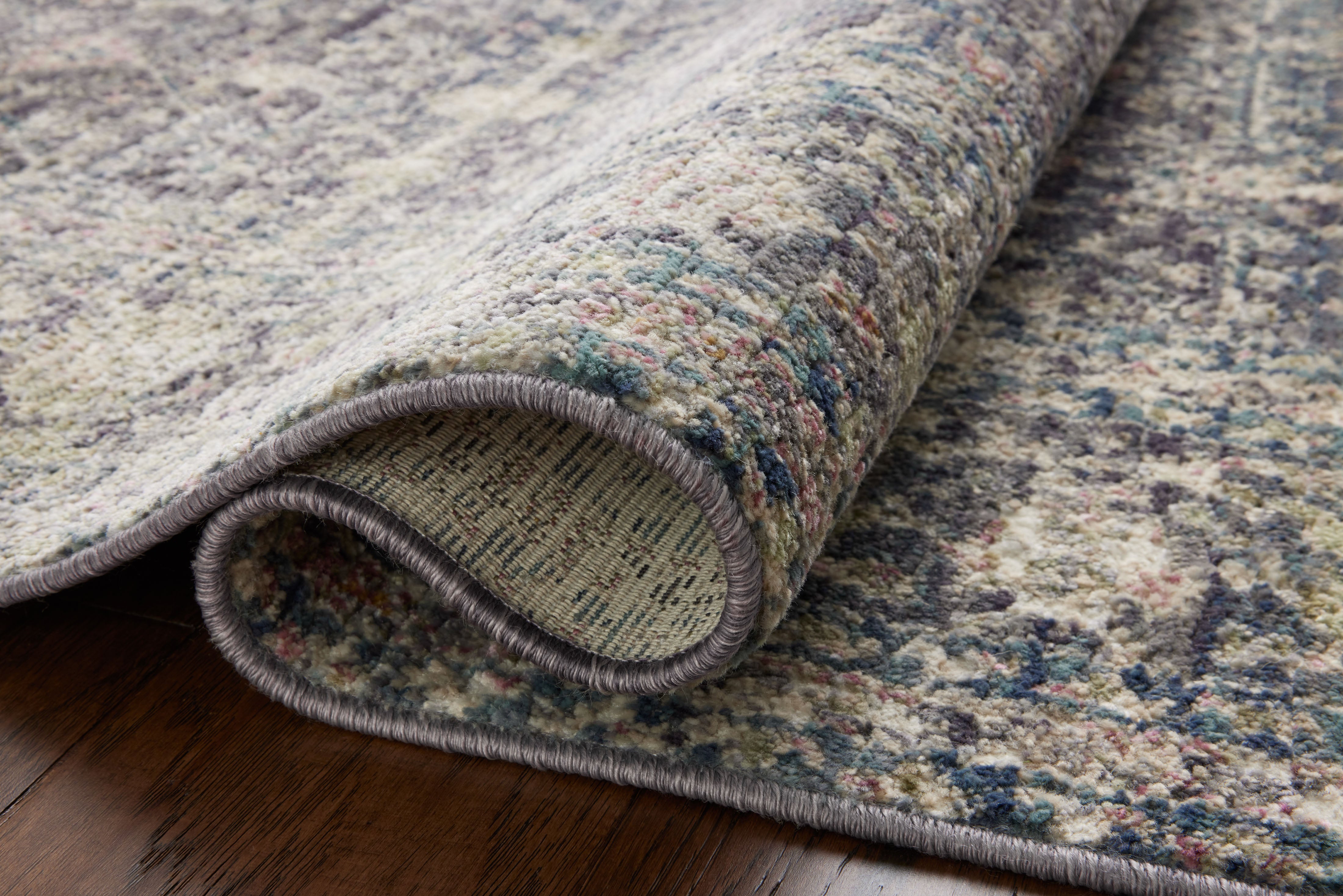 Jean Stoffer x Loloi Bradbury Midnight / Multi Rug 0-patterned rugs Loloi