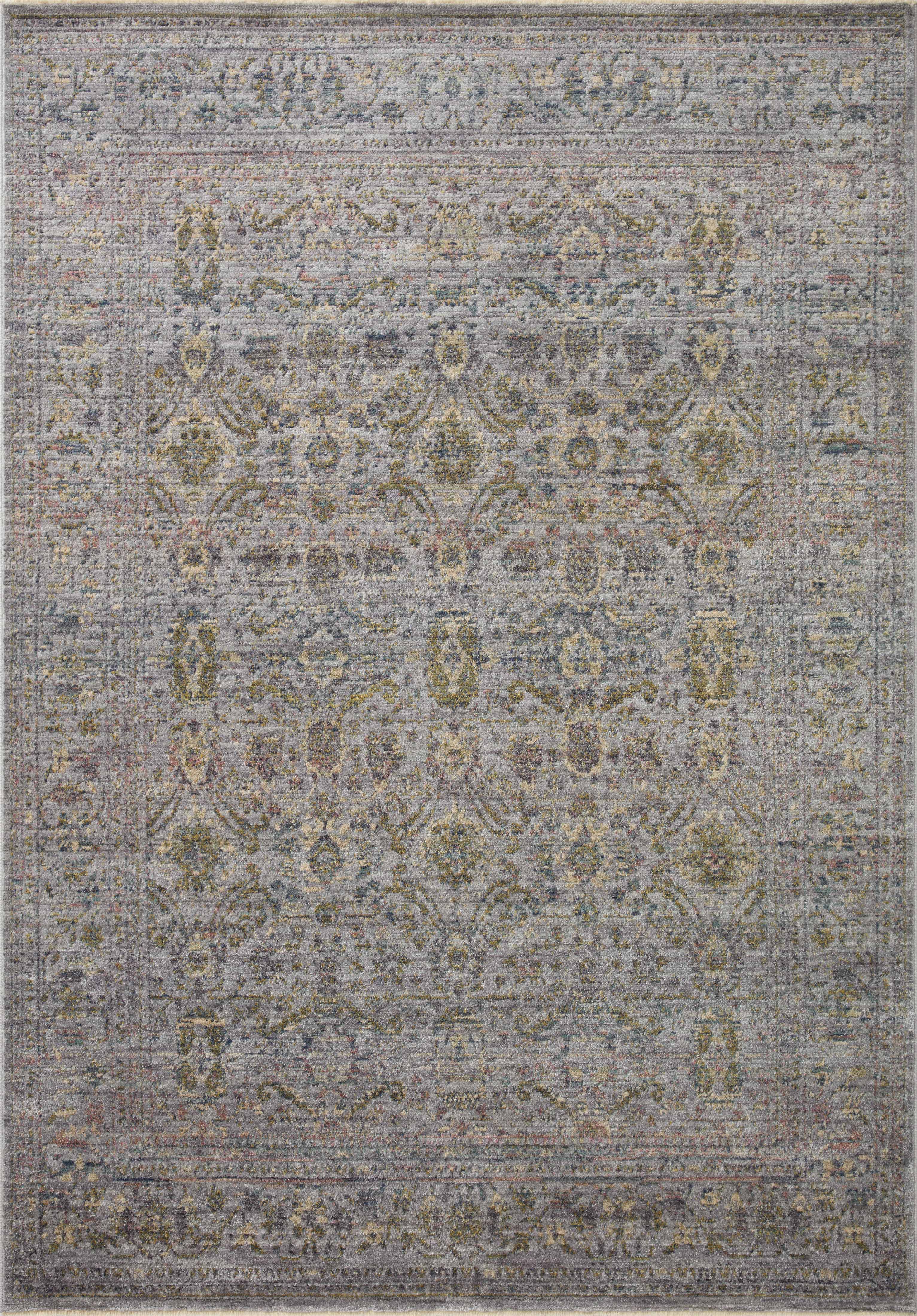 Jean Stoffer x Loloi Bradbury Grey / Multi Rug 0-patterned rugs Loloi
