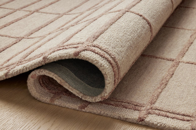 OVERSTOCK RUG - Loloi Bradley Rose / Blush Rug - 7'9" x 9'9" IN STORE - Sale Rug Loloi