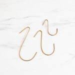 Handmade Brass J Hook wall hook Fog Linen Work