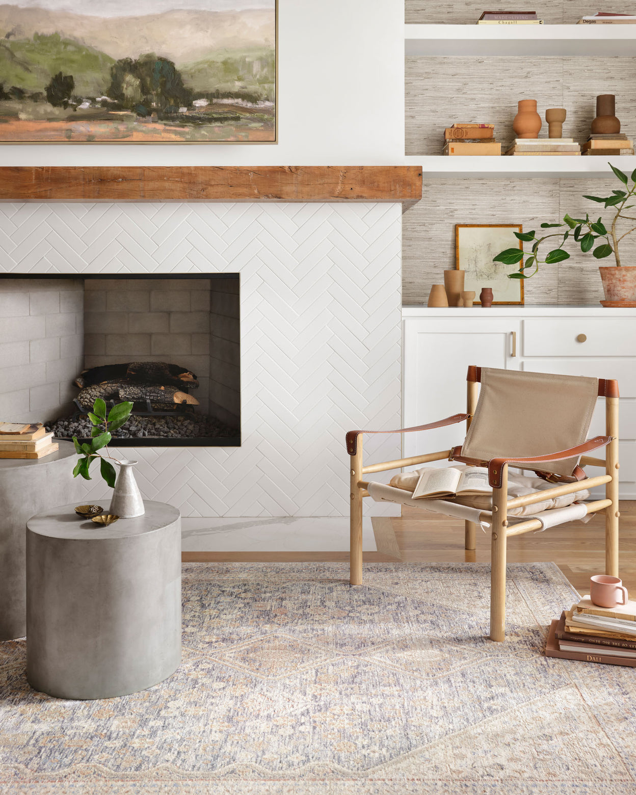 Loloi Carlisle Blue / Ivory Rug - Rug & Weave