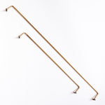 STOCKED PRODUCT Pre-order: Handmade Brass Towel Bar PRE-ORDER Sku Fog Linen Work