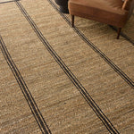 Angela Rose x Loloi Colton Natural/ Black Rug 0-RUGS Loloi