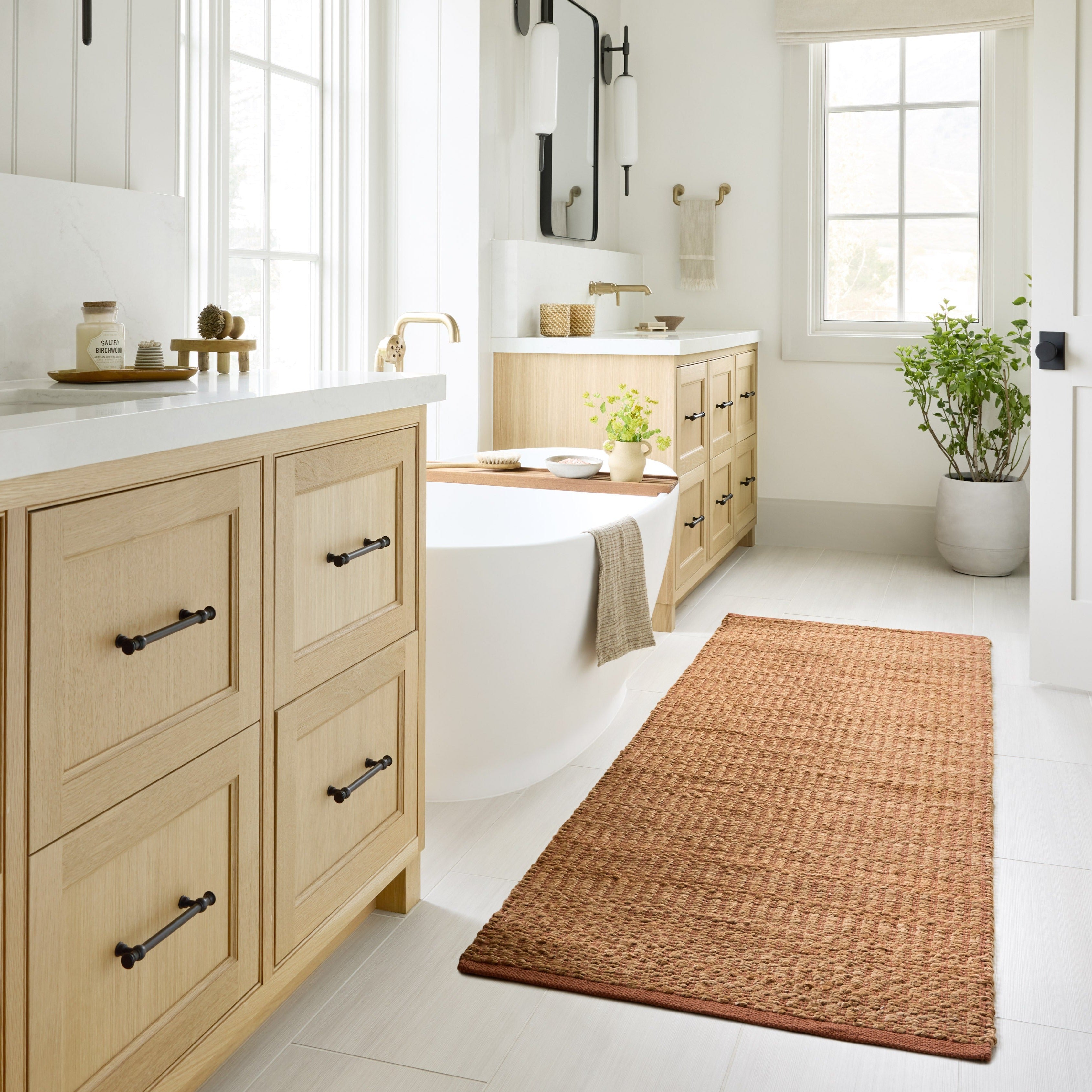 Angela Rose x Loloi Colton Natural/ Clay Rug 0-RUGS Loloi