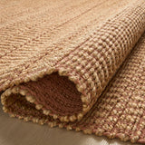Angela Rose x Loloi Colton Natural/ Clay Rug 0-RUGS Loloi