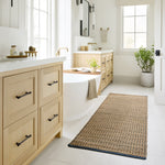 Angela Rose x Loloi Colton Natural/ Navy Rug 0-RUGS Loloi