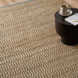 Angela Rose x Loloi Colton Natural/ Navy Rug 0-RUGS Loloi