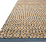 Angela Rose x Loloi Colton Natural/ Navy Rug 0-RUGS Loloi