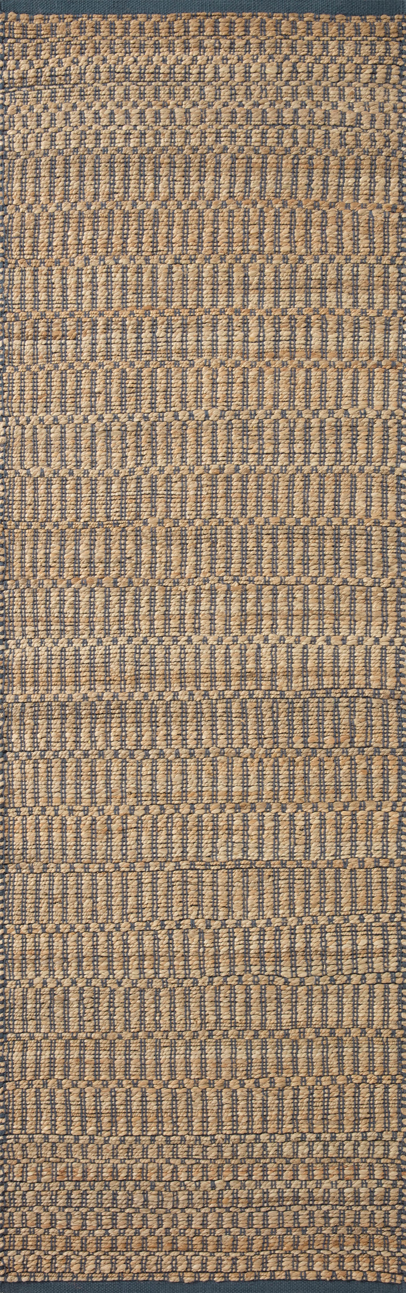 Angela Rose x Loloi Colton Natural/ Navy Rug 0-RUGS Loloi