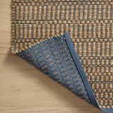 Angela Rose x Loloi Colton Natural/ Navy Rug 0-RUGS Loloi