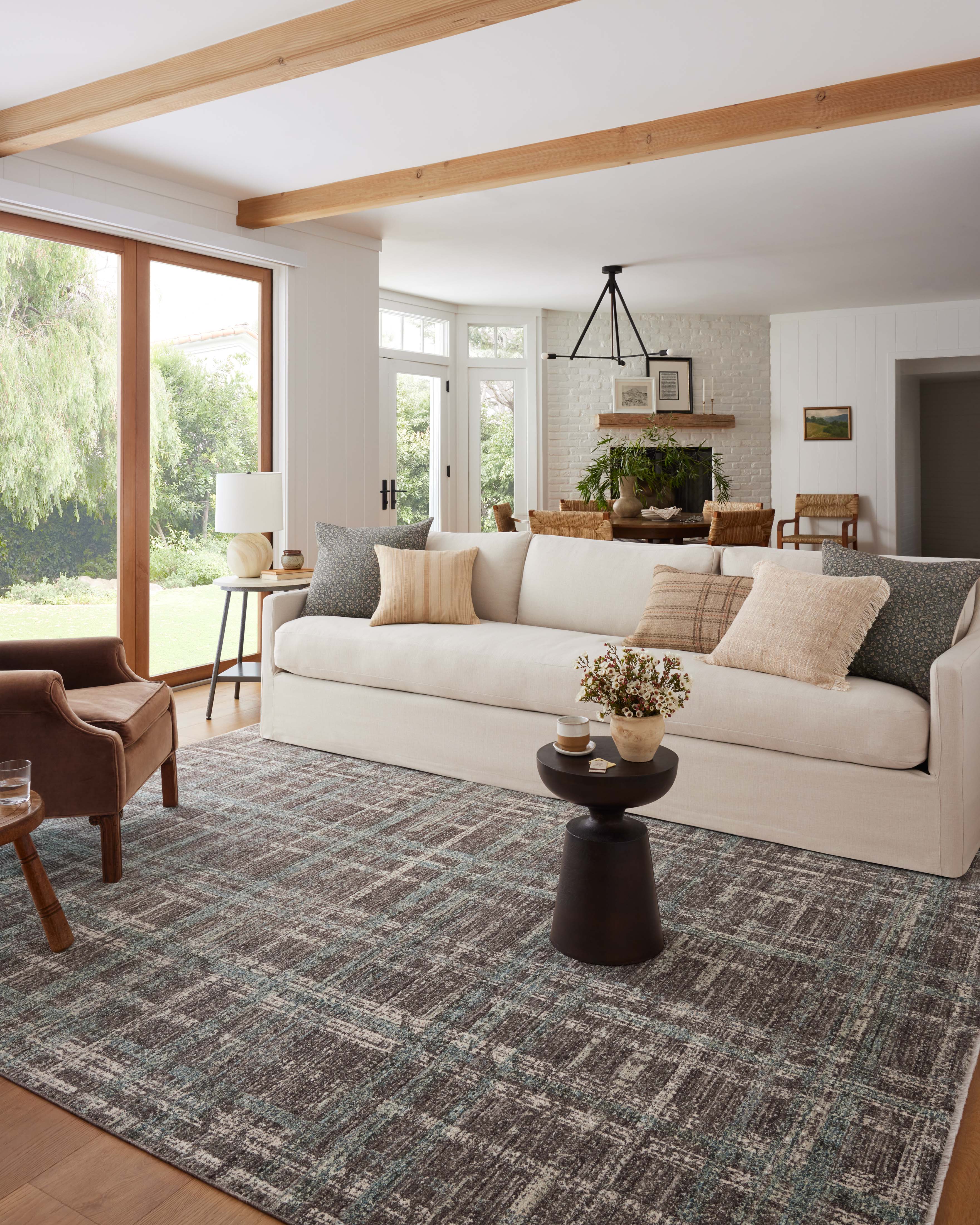Angela Rose x Loloi Ember Espresso / Multi Rug 0-RUGS-patterned Loloi