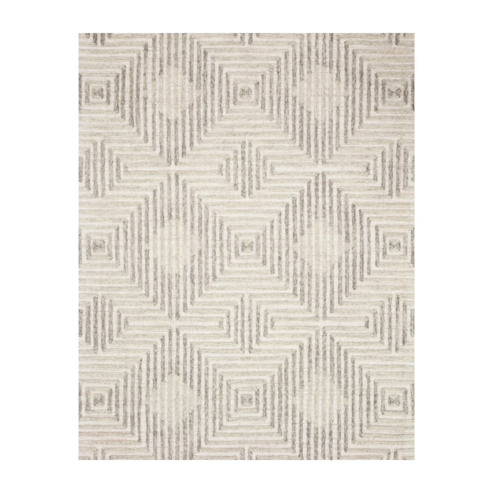Loloi Ehren Grey / Silver Rug RUGS - wool Loloi