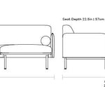 Gus* Modern Foundry Bi-Sectional 2 - FURNITURE - sectional Gus