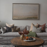 Aja Floral Pillow Cover 00-1 - PILLOWS - block print - neutral Rug & Weave Pillows