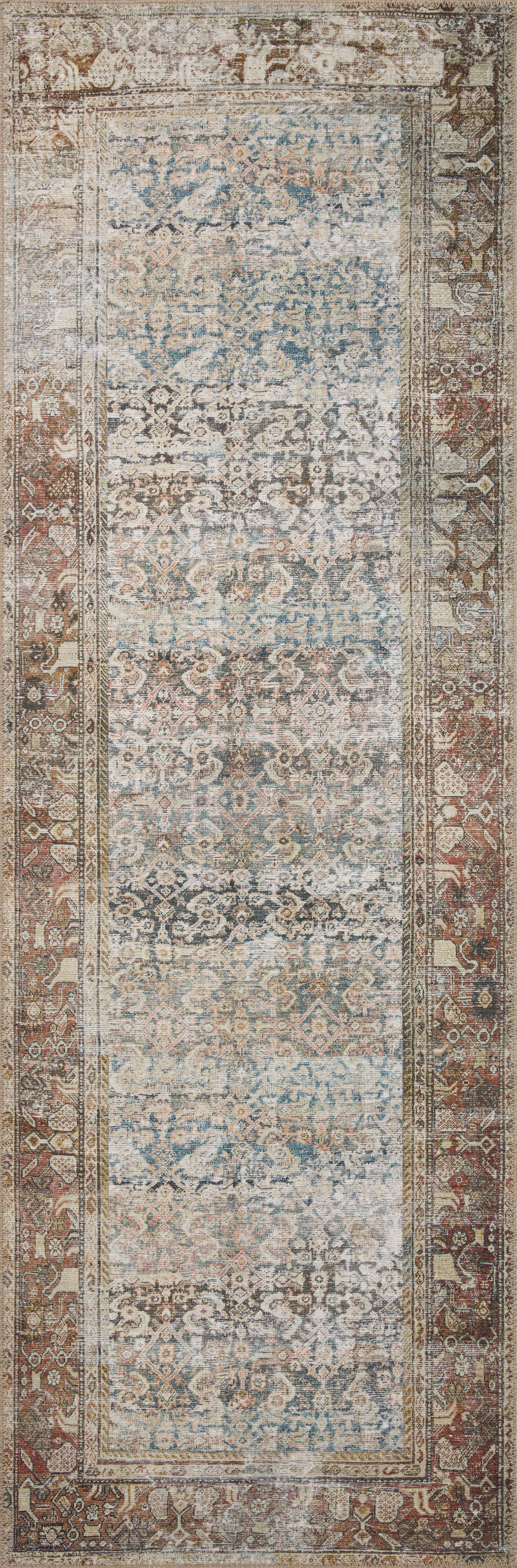 Amber Lewis x Loloi Georgie Multi / Spice Rug 00-patterned rugs Loloi