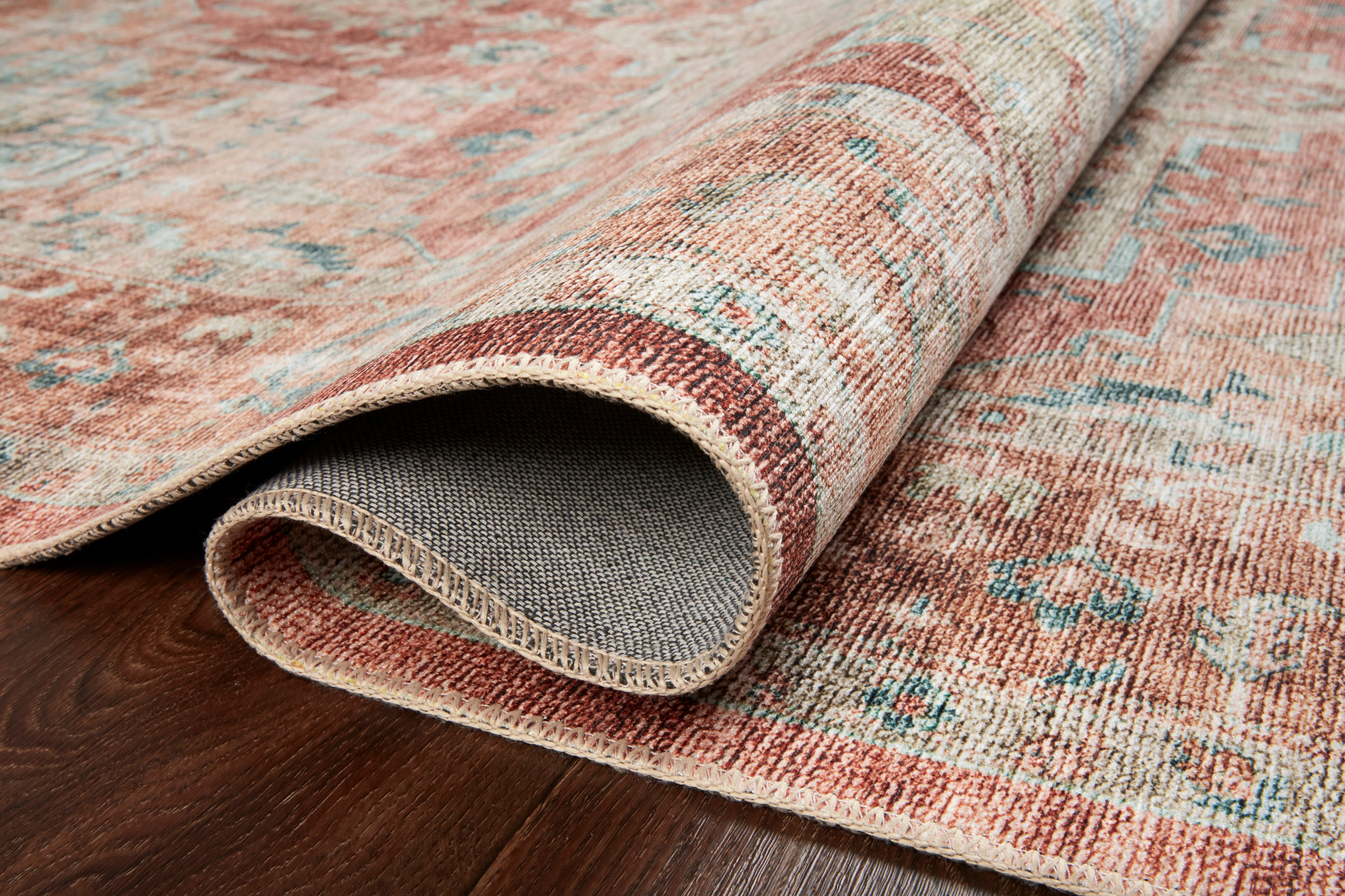 Loloi Heidi Terracotta / Aqua Rug - Rug & Weave