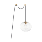 Margot Swag Pendant LIGHTING - pendant Hudson Valley Lighting Aged Brass