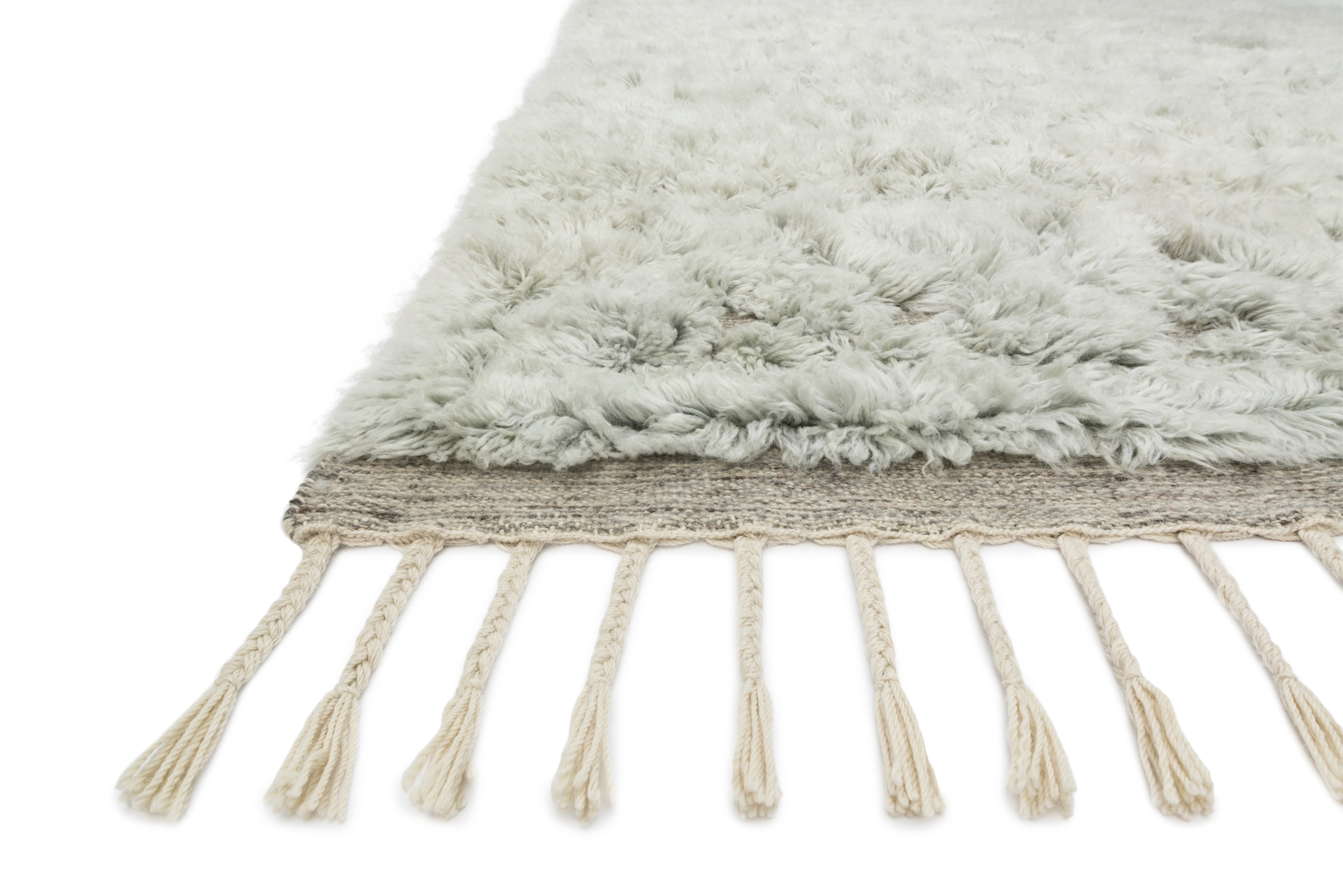 Loloi Hygge Grey / Mist Rug 2-RUGS - patterned Rug & Weave