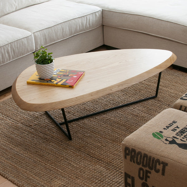 Gus* Modern Hull Coffee Table 4 - d - FURNITURE - coffee table - oval Gus