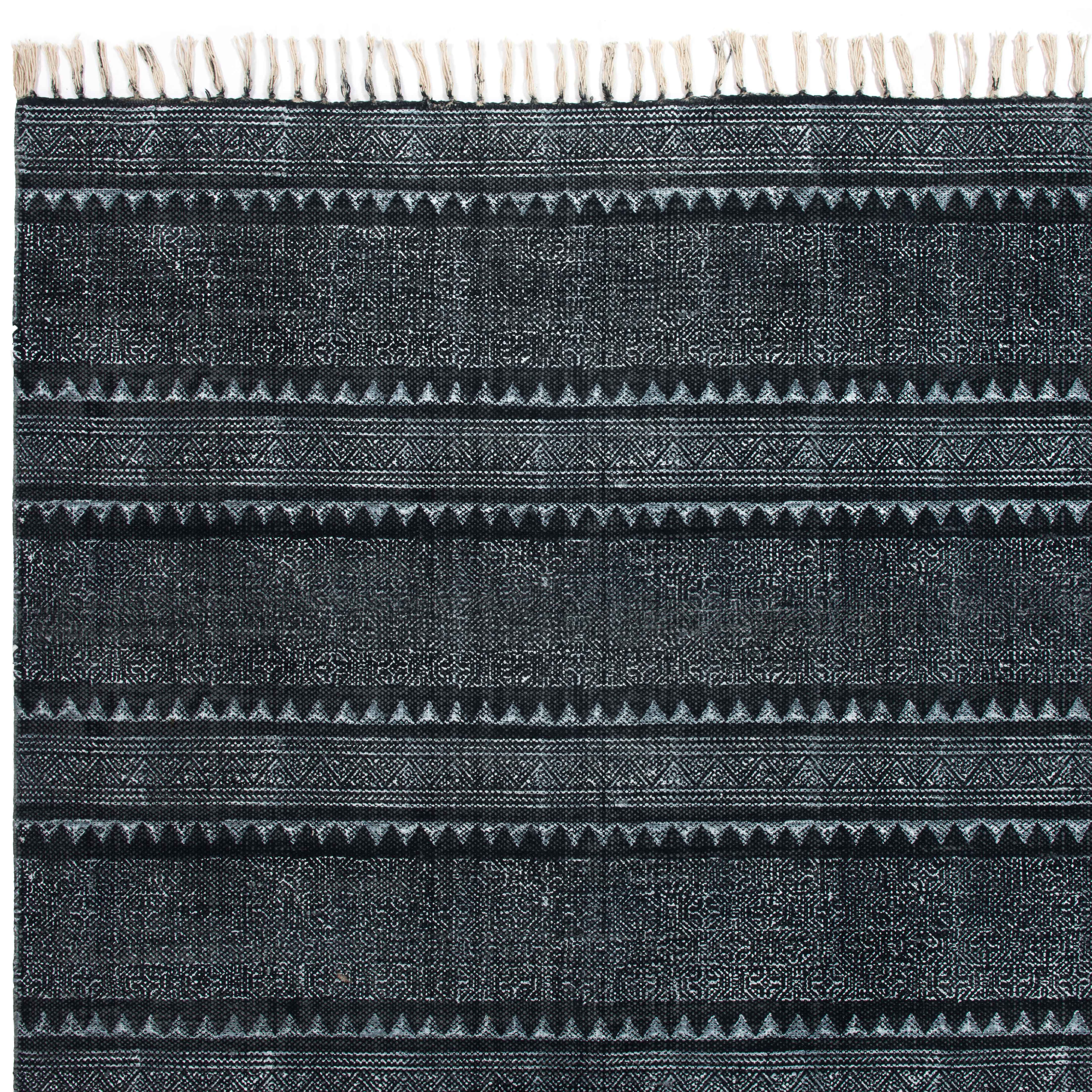 OVERSTOCK RUG - Indigo Block Print Rug - 9' x 12' IN STORE - Sale Rugs Four Hands