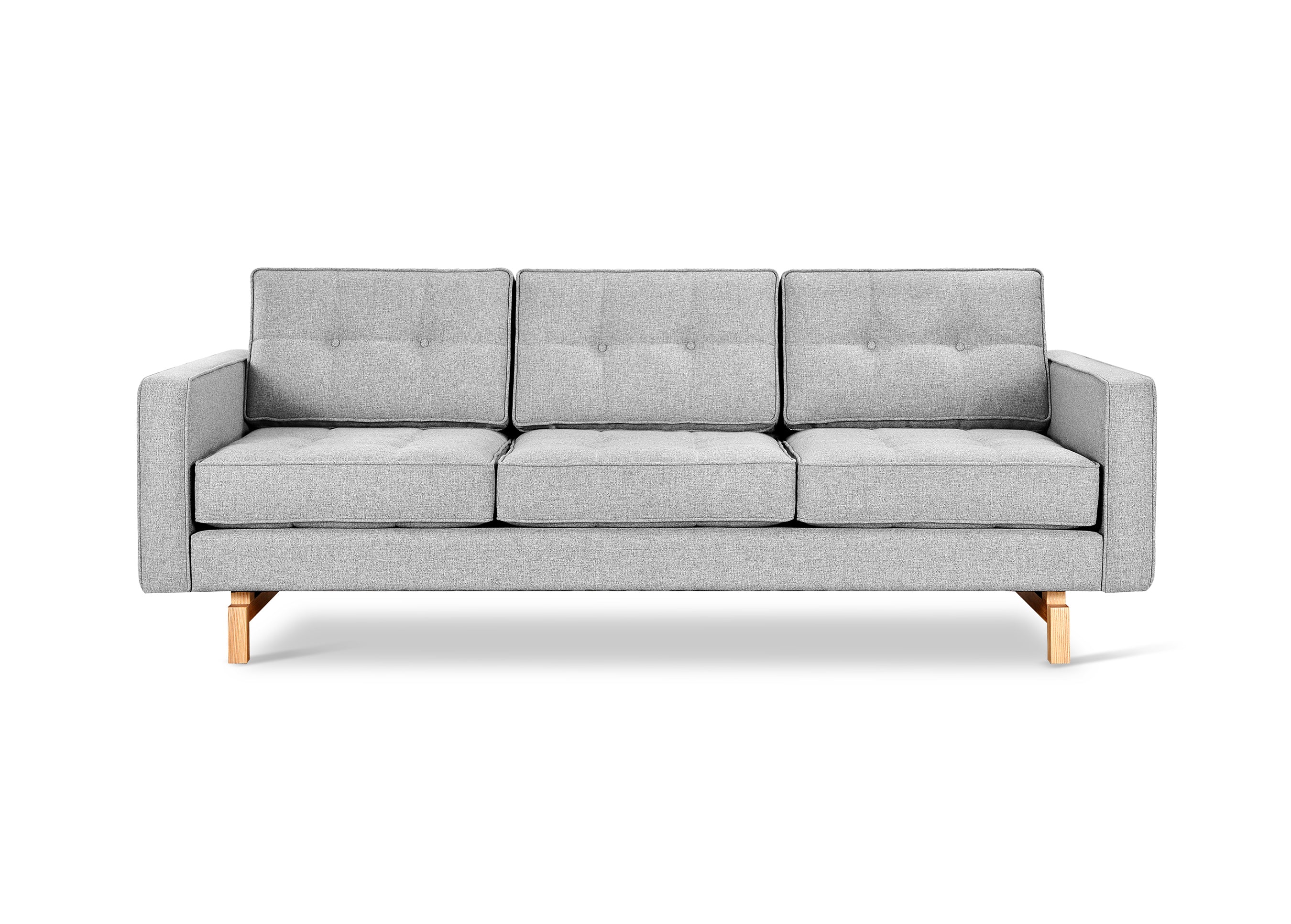Gus* Modern Jane 2 84" Sofa 1 - FURNITURE - sofa Gus Bayview Silver Ash Natural