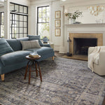 Jean Stoffer x Loloi Katherine Midnight / Tobacco Rug 0-patterned rugs Loloi