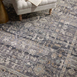 Jean Stoffer x Loloi Katherine Midnight / Tobacco Rug 0-patterned rugs Loloi
